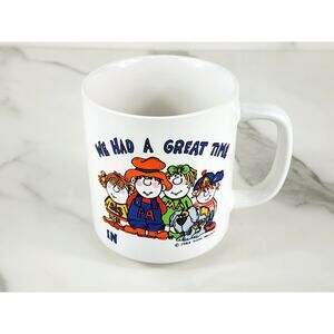 Smith Western Coffee Mug Teacup 10oz White 3 1/2" Ceramic 1984 Korea Vintage